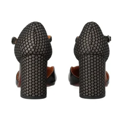 Chie Mihara Pumps|Stiletter*læder- og ruskindshøjhælet sko Sort