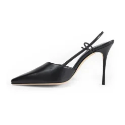 Manolo Blahnik Pumps*læder slingback stilet hæle Sort