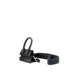 Jacquemus Bæltetasker*Læder Sweatshirt og Mini Taske Sort