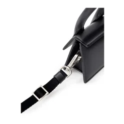 Jacquemus Bæltetasker*Læder Sweatshirt og Mini Taske Sort