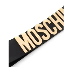 Moschino Bælter*Læderbælte Sort