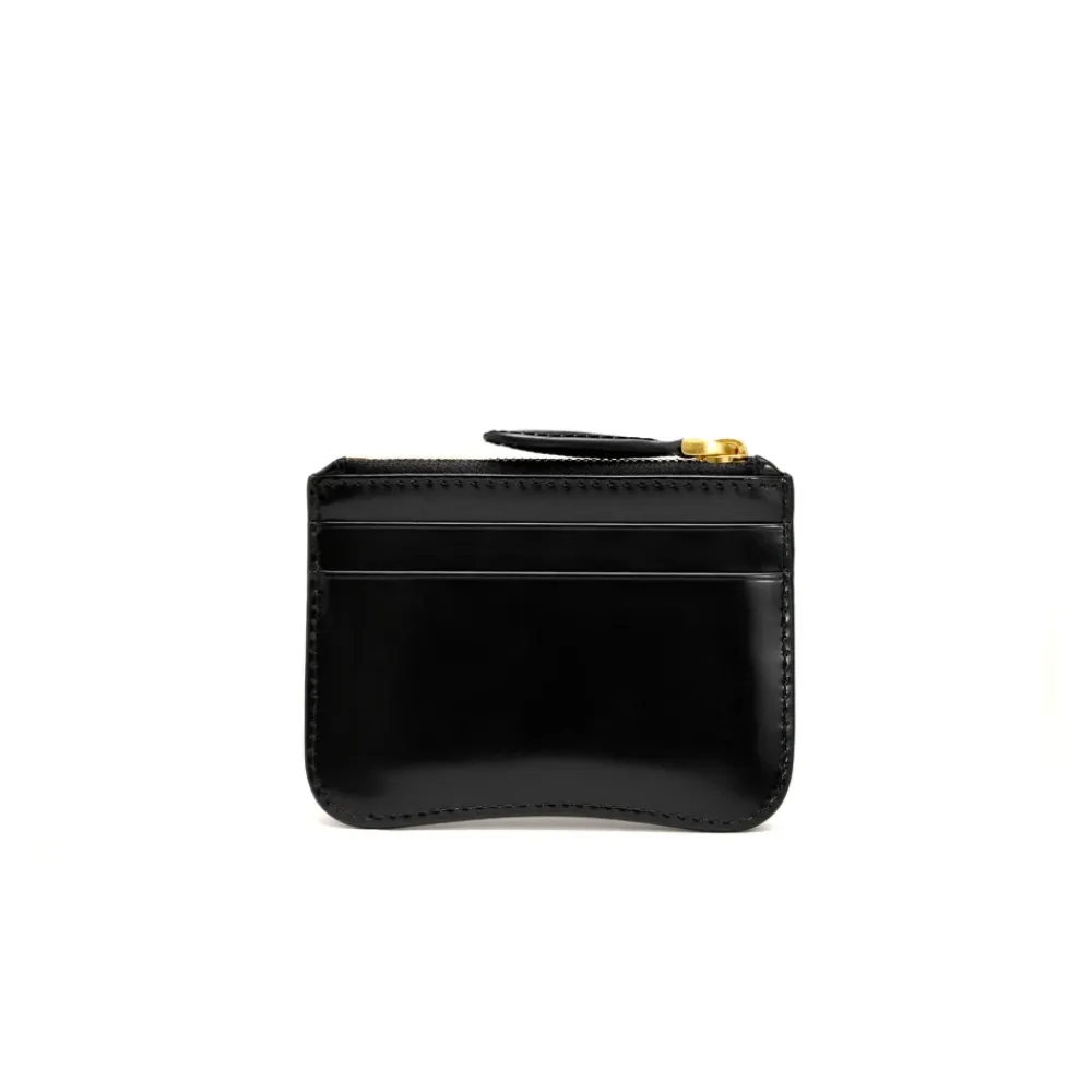 Ami Paris Punge & Kortholder*Læderkortholder med Lynlås Sort
