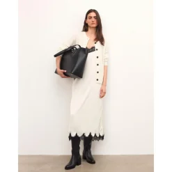 Kazar Støvler*læderstøvler med blokhæl Sort