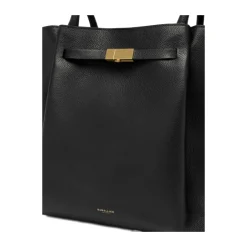 DeMellier Indkøbstasker*lædertaske Sort