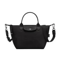 Longchamp Håndtasker*lædertaske med lynlås Sort