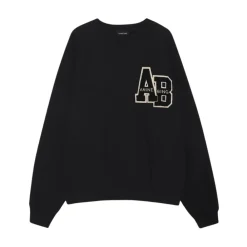 Anine Bing Sweatshirts*Letterman Sweatshirt Jakke Sort