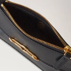 Mulberry Clutch*Lynlås Møntpung Super Lux Sort