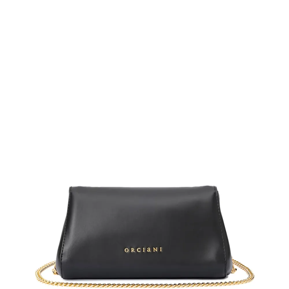 Orciani Clutch*og Guld Gossip Clutch Taske Sort