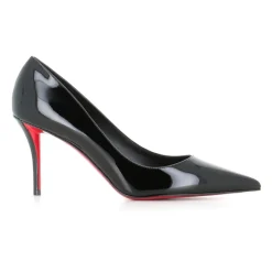 Christian Louboutin Pumps|Stiletter*Patent Læder Høje Hæle Sort