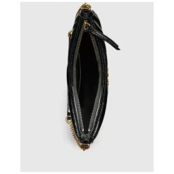 Gucci Skuldertasker*Quiltet Skuldertaske med Chevron Motiv Sort