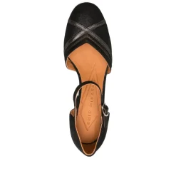 Chie Mihara Pumps|Stiletter*Ruskind Ankelrem Blokhæl Sort
