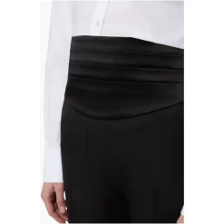 Nina Ricci Bælter*Satin Tuxedo Sort