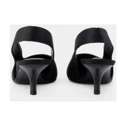 TotêMe Pumps|Stiletter*Silke Slingbacks - Spids Tå Sort