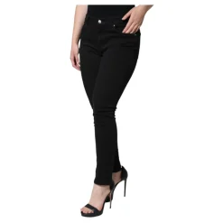 Dolce & Gabbana Jeans*Skinny Denim Jeans med Lynlås Sort