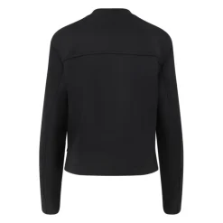 Moncler Sweatshirts*Sweater med Asymmetrisk Bund Sort