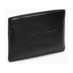 Saint Laurent Clutch*Tilbehør. Stor Tote Taske Sort