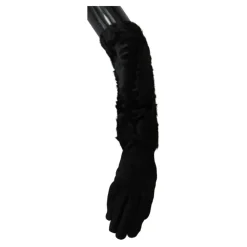 Dolce & Gabbana Handsker*e albuelange handsker - Høj kvalitet Sort