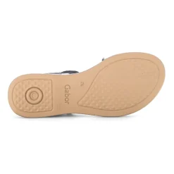 Gabor Sandaler*e glatte lædersandaler Sort