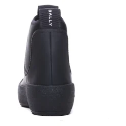 Bally Støvler|Chelsea Boots*e gummibelagte kalvesko Sort