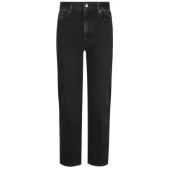 Frame Jeans*e Straight Jeans med Lommer Sort