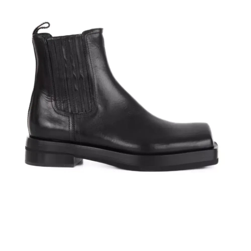 AGL Chelsea Boots*e Støvler Dame Mode Trendy Sort