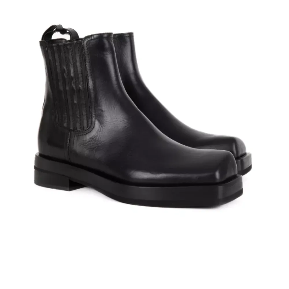 AGL Chelsea Boots*e Støvler Dame Mode Trendy Sort
