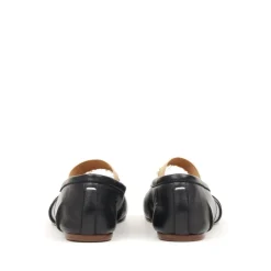 Maison Margiela Ballerina Sko*e Tabi Ballet Flats Elastikbånd Sort