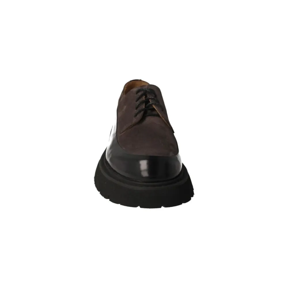 CALCE Snøresko*/Grå Læder Snøresko til Kvinder Sort