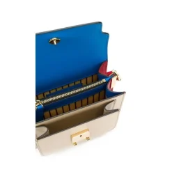 Marni Skuldertasker*Stilfuld Skuldertaske i Sort-Brunt-Rødt Multifarvet