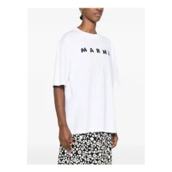 Marni T-Shirts*Stilfuld T-shirt Kollektion Hvid
