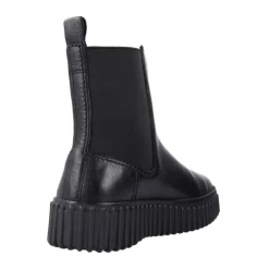 Clarks Chelsea Boots*Stilfulde Chelsea-støvler i Maple Finish Sort