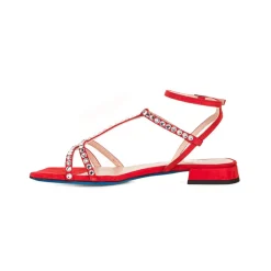 Loriblu Sandaler*Stilfulde Ruskindssandaler Rød