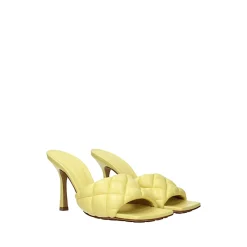 Bottega Veneta Stiletter*Stilfulde Sandaler til Mænd og Kvinder Gul