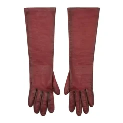 MM6 Maison Margiela Handsker*Stilfulde Vinterhandsker til Kvinder Rød