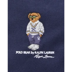 Polo Ralph Lauren Indkøbstasker*Stor Polo Bear Tote Taske Blå