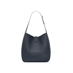 Saint Laurent Skuldertasker*Stor YSL Skulder Hobo Taske Sort