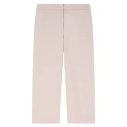 Emporio Armani Bukser*Straight Trousers i Vasket Twill Beige