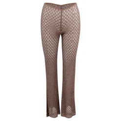 Missoni Bukser*Strandbukser med hulmønstret edderkoppespind Brun