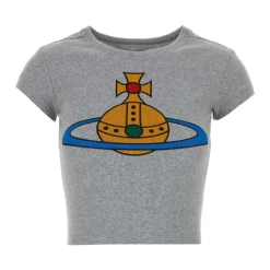 Vivienne Westwood T-Shirts*Stretch Cotton T-shirt Grå