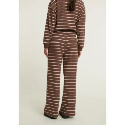 Basic Apparel Bukser*Stribede afslappede bukser i Brun