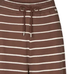 Basic Apparel Bukser*Stribede afslappede bukser i Brun