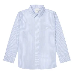 Munthe Bluser & Skjorter*Stribet Lyse Skjorte Callima Blå