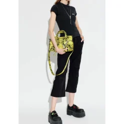 Balenciaga Snøresko*Strike Platform Derby Sort