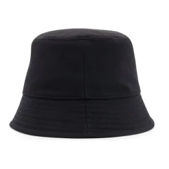 Moncler Huer & Kasketter*Strikket Bucket Hat med Logo Patch Sort