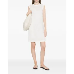 Fabiana Filippi Kjoler*Strikket Kjole Hvid