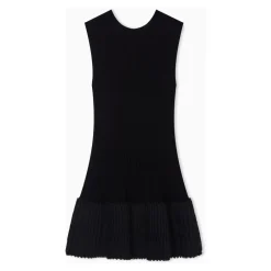 Emporio Armani Kjoler*Strikkjole med Rouge Detalje Sort