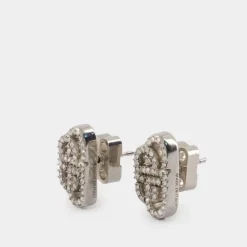 Balenciaga Smykker*Stud Øreringe - Metal - Sølv Grå