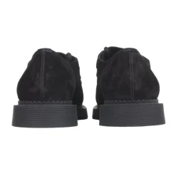 Saint Laurent Snøresko*Suede Derbies Snøresko Kvinder Sort