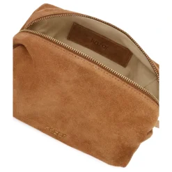 Kazar Toilettasker*Suede Kosmetiktaske Brun