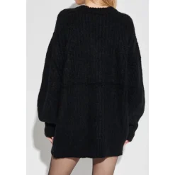 ROTATE Birger Christensen Striktrøjer & Sweatere*Sweater med logo Sort